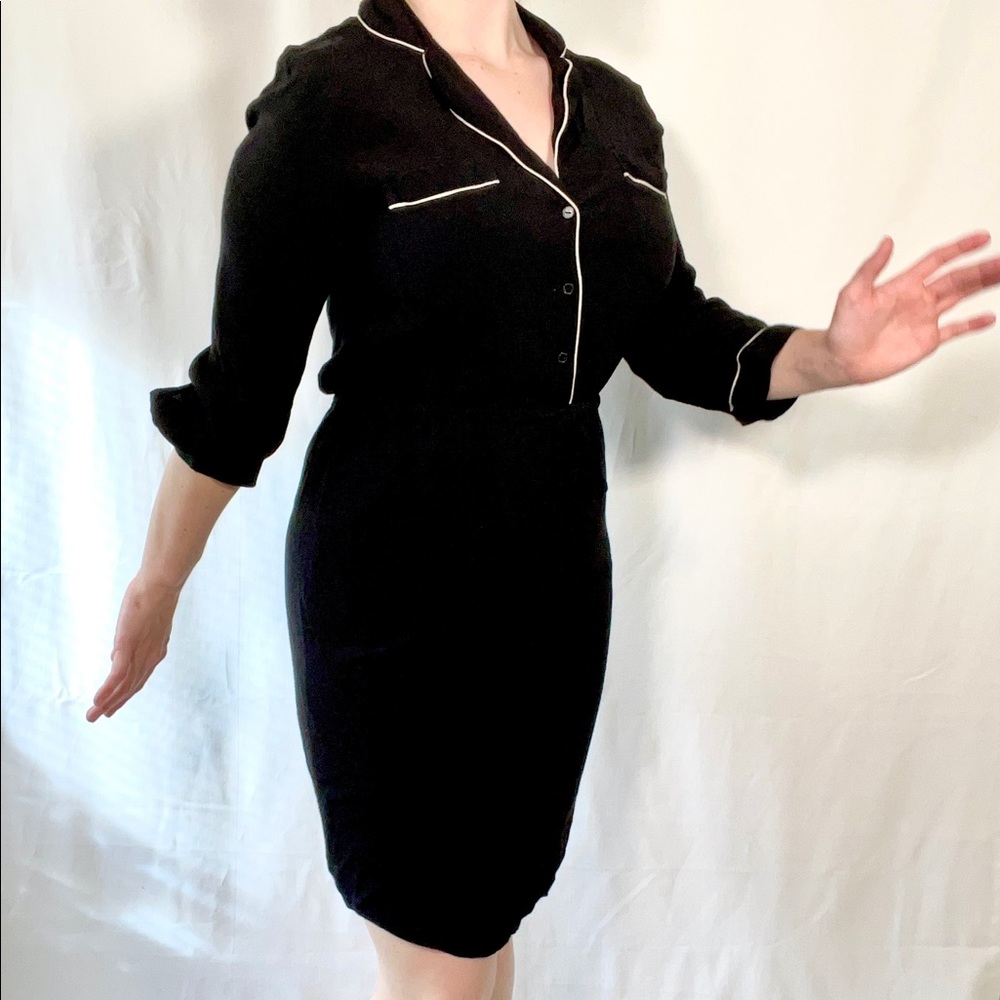 Black work dress